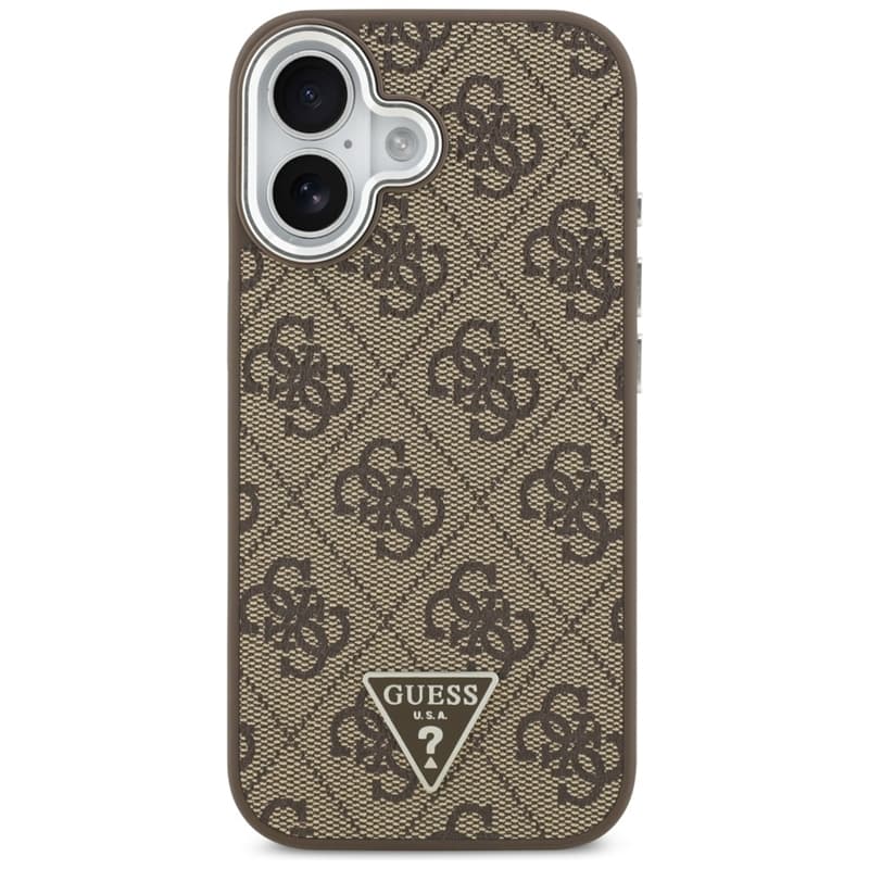 Guess 4G Triangle Logo MagSafe - Case iPhone 17 (brown) 3