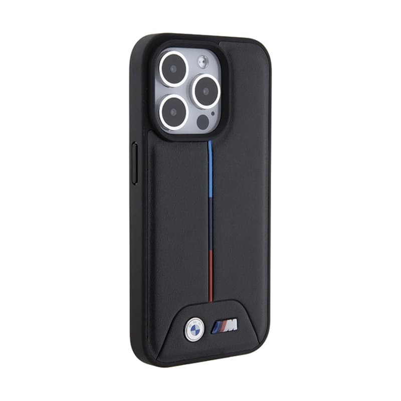 BMW Quilted Tricolor - Case for iPhone 15 Pro Max (Black) 4
