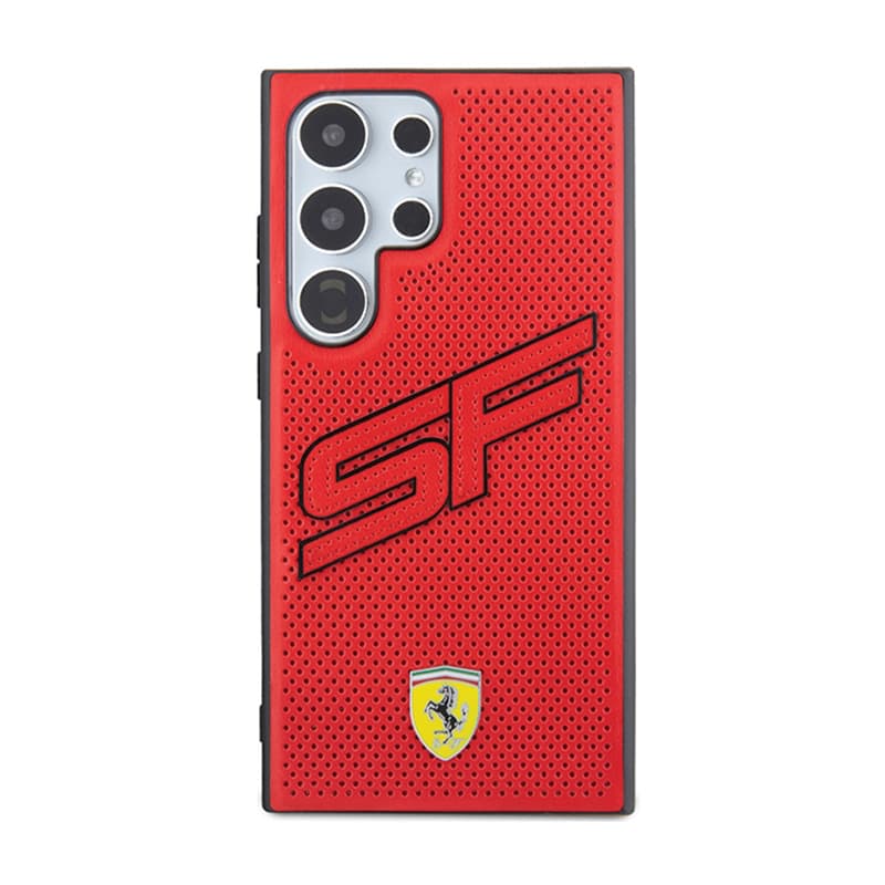 Ferrari Big SF Perforated - Case for Samsung Galaxy S24 Ultra (Red) 3