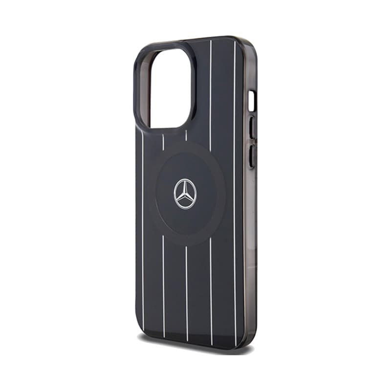 Mercedes Double Layer Crossed Lines MagSafe - iPhone 15 Pro Max Case (Black) 6