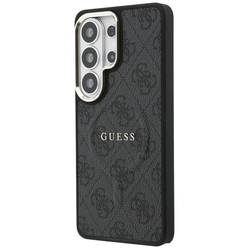 Guess 4G Embossed Ring MagSafe - Samsung Galaxy S26 Ultra Case (Black) 2