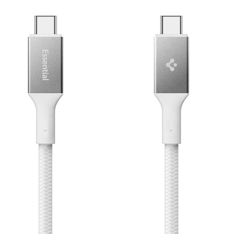 Spigen EB10010CC Essential - USB-C to USB-C PD Cable 100W 1m (White) 2