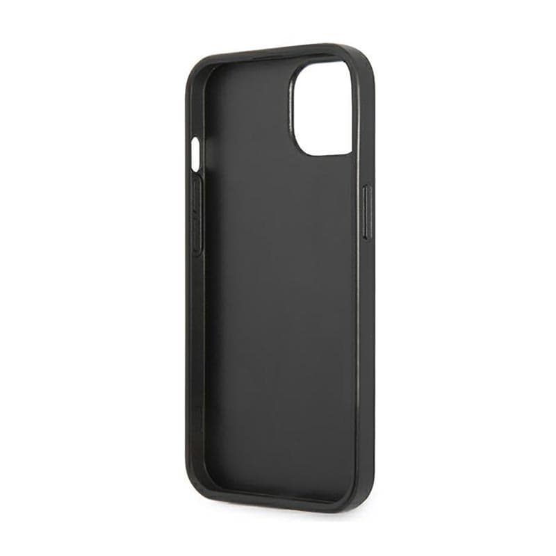 Guess Saffiano Triangle Logo Case - Case for iPhone 14 Plus (Black) 7