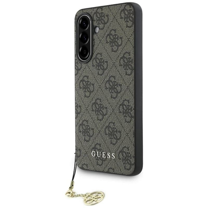 Guess 4G Charms Collection - Case for Samsung Galaxy A36 5G (brown)