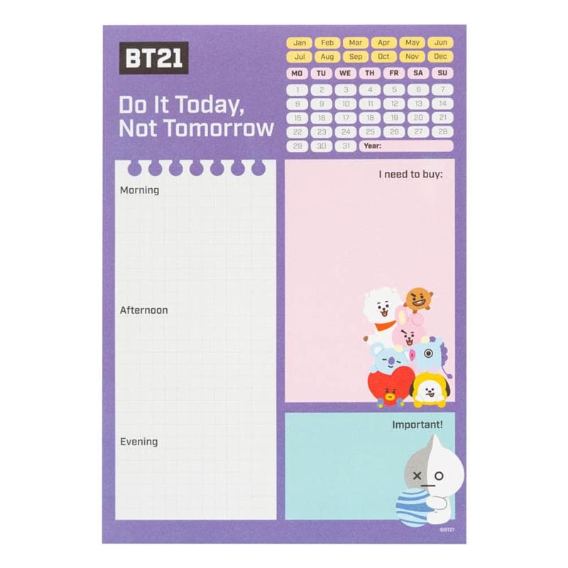 BT21 - Daily Planner A5 1