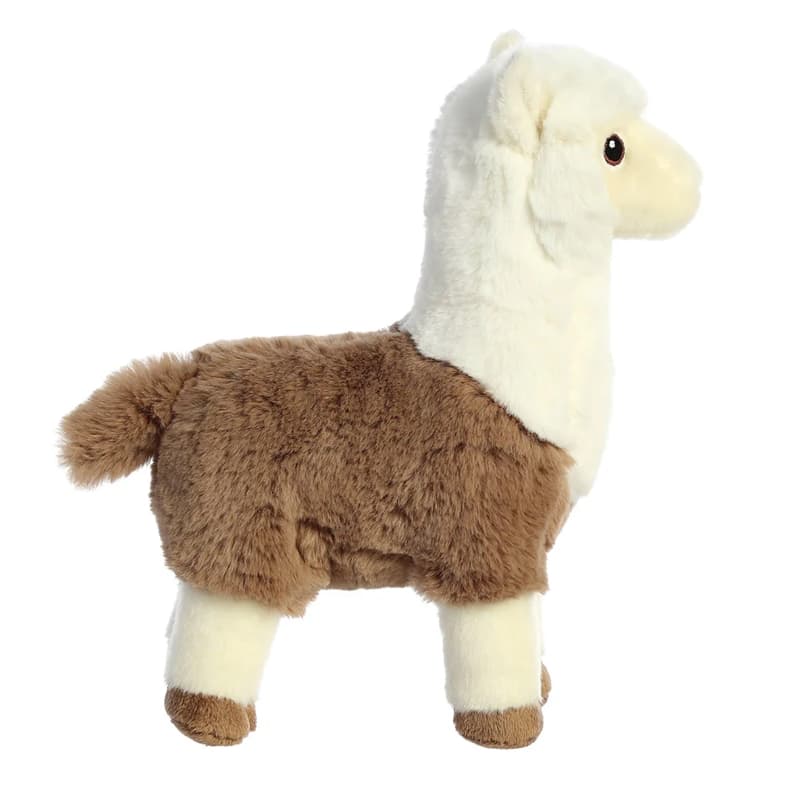 Eco Nation – Plush Toy / Cuddly White-Brown Alpaca 24 cm Eco-Friendly 5