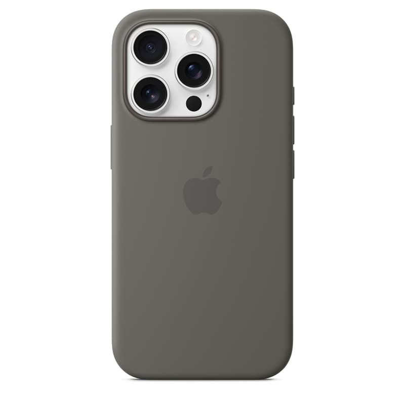 Apple Silicone Case – Silicone Case with MagSafe for iPhone 16 Pro (Stone Gray) 3
