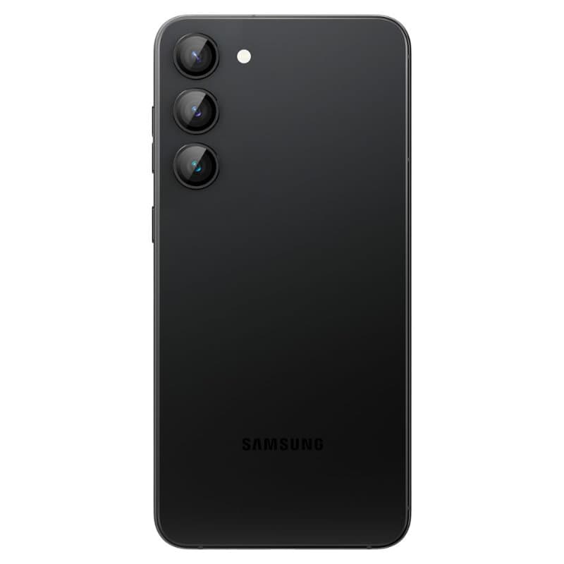 Spigen Optik Pro GLAS.TR EZ Fit Camera Protector 2-Pack - Lens protection glass 2 pcs. for Samsung Galaxy S23 / 23+ (Black) 2