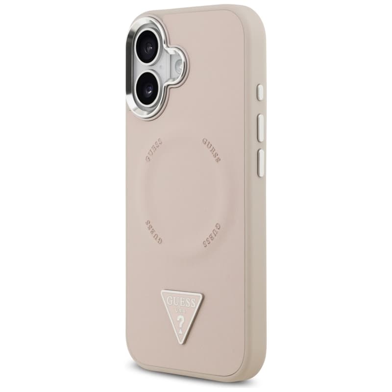 Guess Triangle Logo MagSafe - Case iPhone 17 (Pink) 2