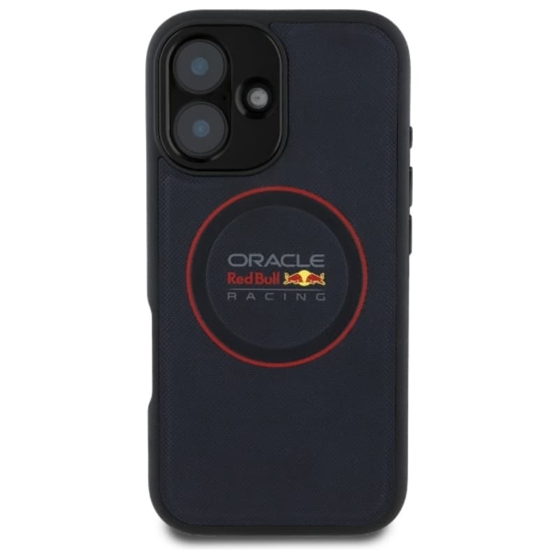 Red Bull Leather Red Ring MagSafe - iPhone 16 Plus Case (Navy Blue) 3