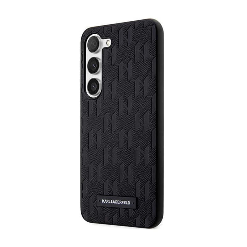 Karl Lagerfeld Saffiano Monogram Metal Logo - Case Samsung Galaxy S24 (czarny) 2