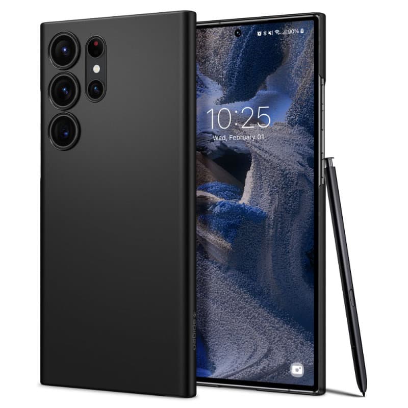 Spigen Airskin - Case for Samsung Galaxy S23 Ultra (Black)