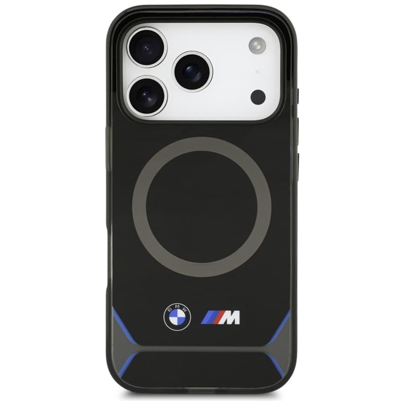 BMW M IML Metal Buttons & Logo MagSafe - Case iPhone 17 Pro (black-blue) 3