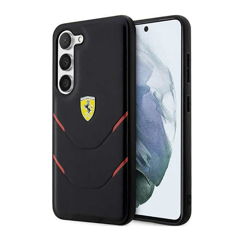 Ferrari Hot Stamp Lines - Case for Samsung Galaxy S23+ (Black) 1