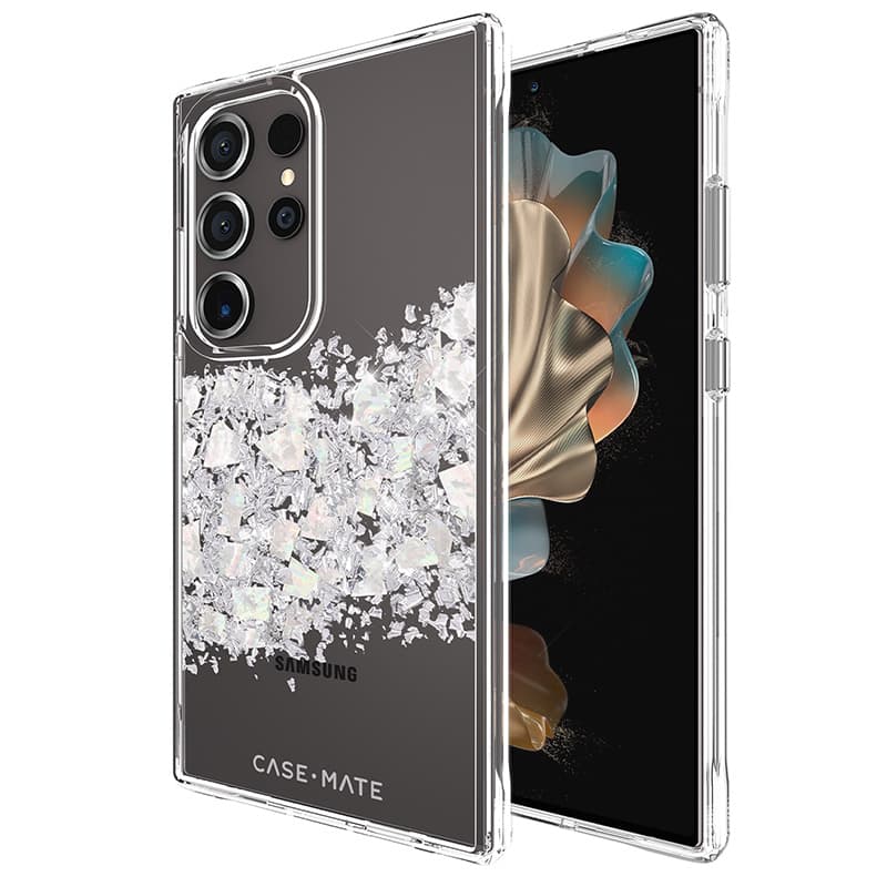 Case-Mate Karat - Samsung Galaxy S24 Ultra case decorated with mother of pearl (A Touch of Pearl) 6