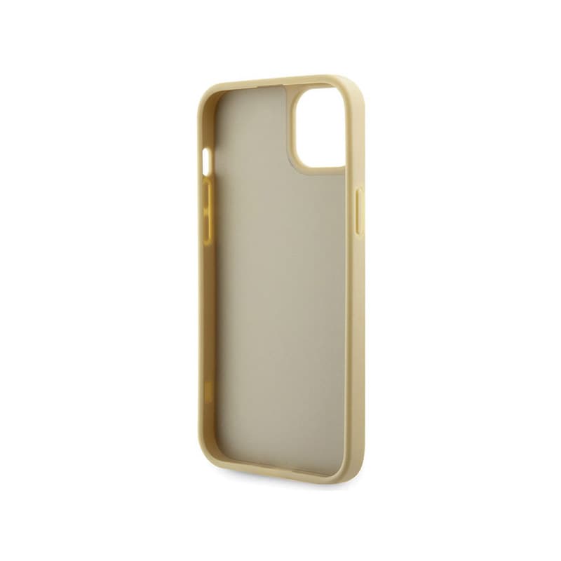 Guess Rhinestone Triangle - Case for iPhone 14 Plus (Gold) 7