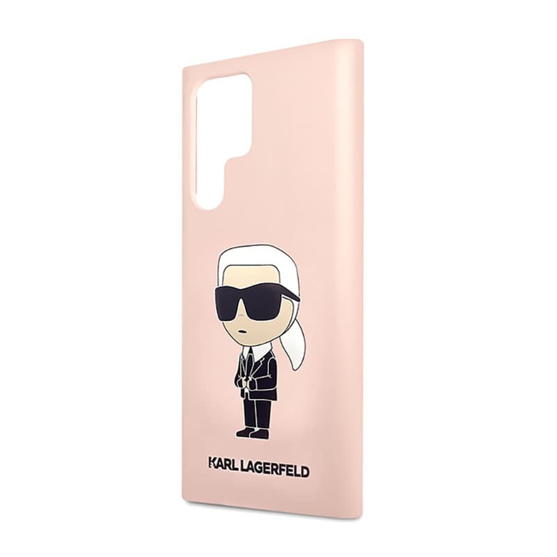 Karl Lagerfeld Silicone NFT Ikonik - Case for Samsung Galaxy S23 Ultra (Pink) 6