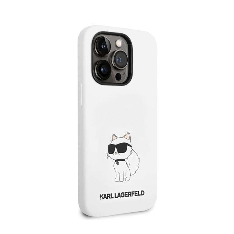 Karl Lagerfeld Silicone NFT Choupette - Case for iPhone 14 Pro Max (White) 4