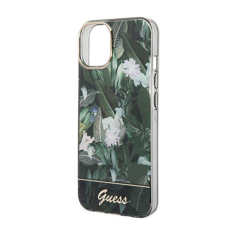 Guess Jungle Case - Case for iPhone 14 Plus (Green) 6