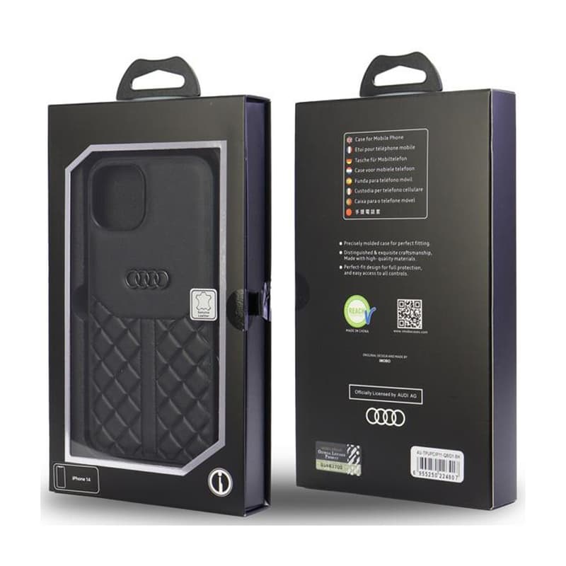 Audi Genuine Leather - Case for iPhone 11 (Black) 5