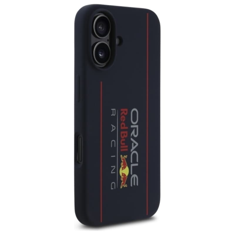 Red Bull Silicone Vertical Logo MagSafe - iPhone 16 Case (Navy Blue) 4