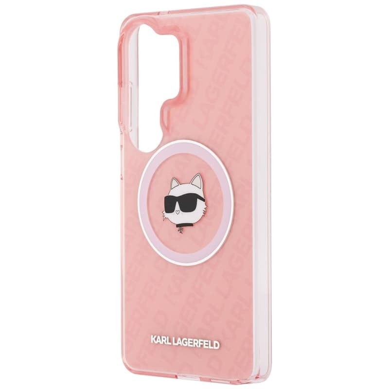 Karl Lagerfeld IML Repeated Choupette MagSafe - Samsung Galaxy S26 Ultra Case (Pink) 6