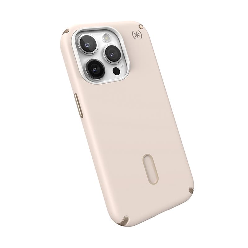 Speck Presidio2 Pro ClickLock & MagSafe - iPhone 15 Pro Case (Bleached Bone / Heirloom Gold / Hazel Brown) 6