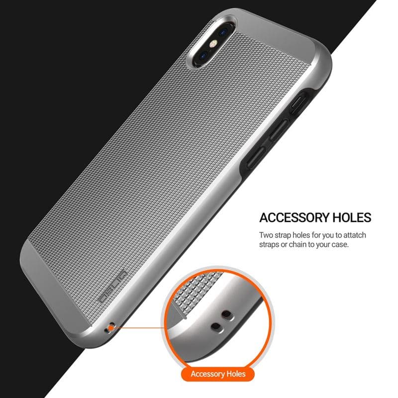 Obliq Slim Meta - Case for iPhone Xs / X (Satin Silver) 4