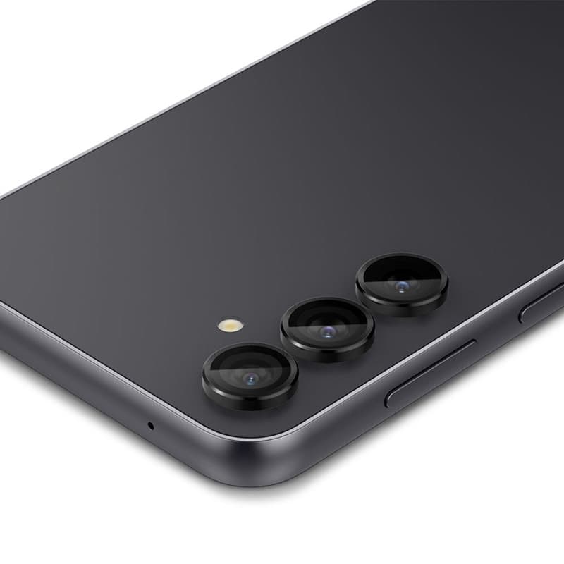 Spigen Optik Pro GLAS.TR EZ Fit Camera Protector 2-Pack - Lens protection glass for Samsung Galaxy S23 FE (2 pcs) (Black) 3