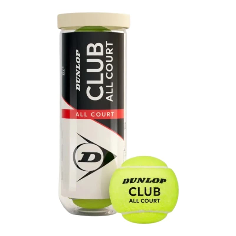 Dunlop - Club All Court Tennis Balls 3 pcs (yellow)
