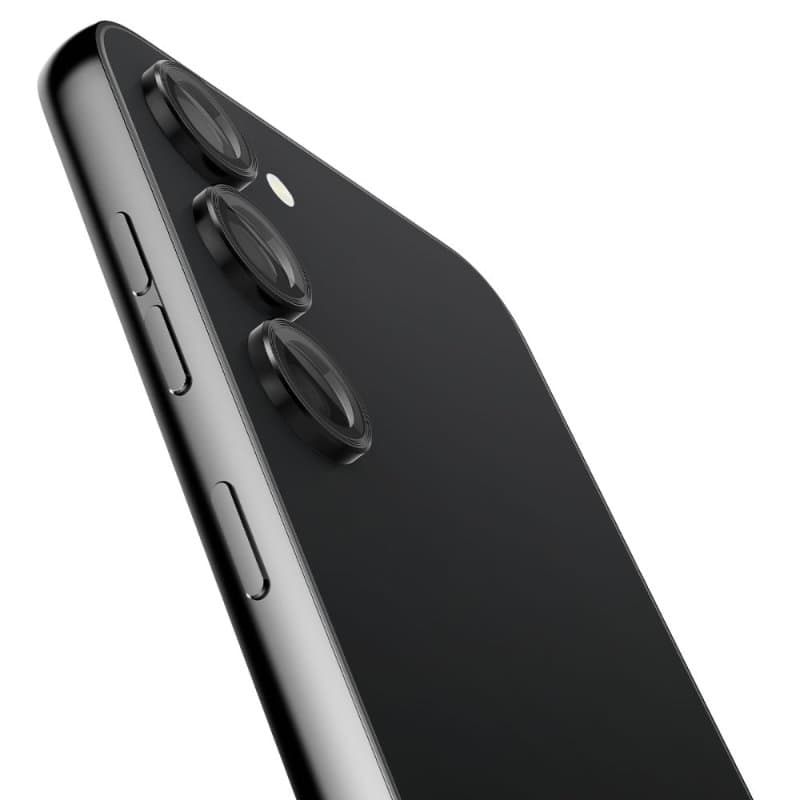 Spigen Optik Pro GLAS.TR EZ Fit Camera Protector 2-Pack - Lens protection glass 2 pcs. for Samsung Galaxy S23 / 23+ (Black) 3