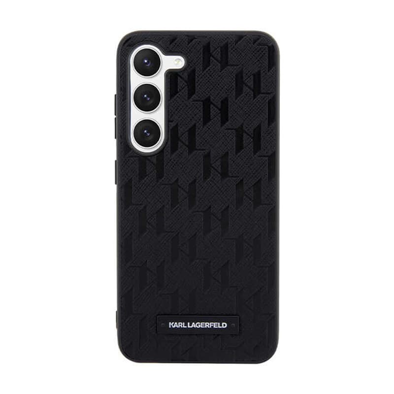 Karl Lagerfeld Saffiano Monogram Metal Logo - Case Samsung Galaxy S24 (czarny) 3