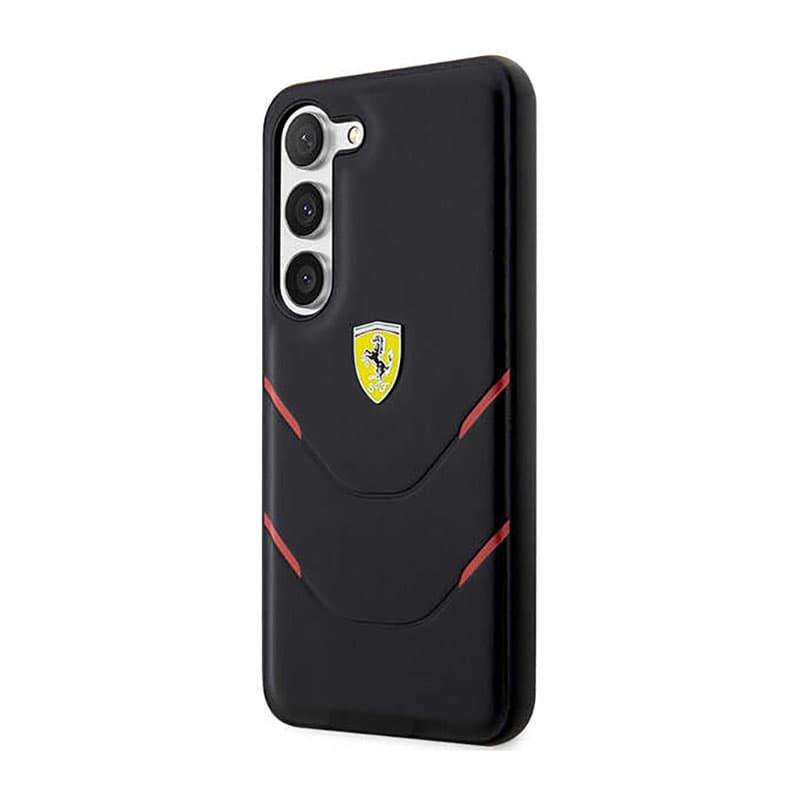 Ferrari Hot Stamp Lines - Case for Samsung Galaxy S23+ (Black) 2
