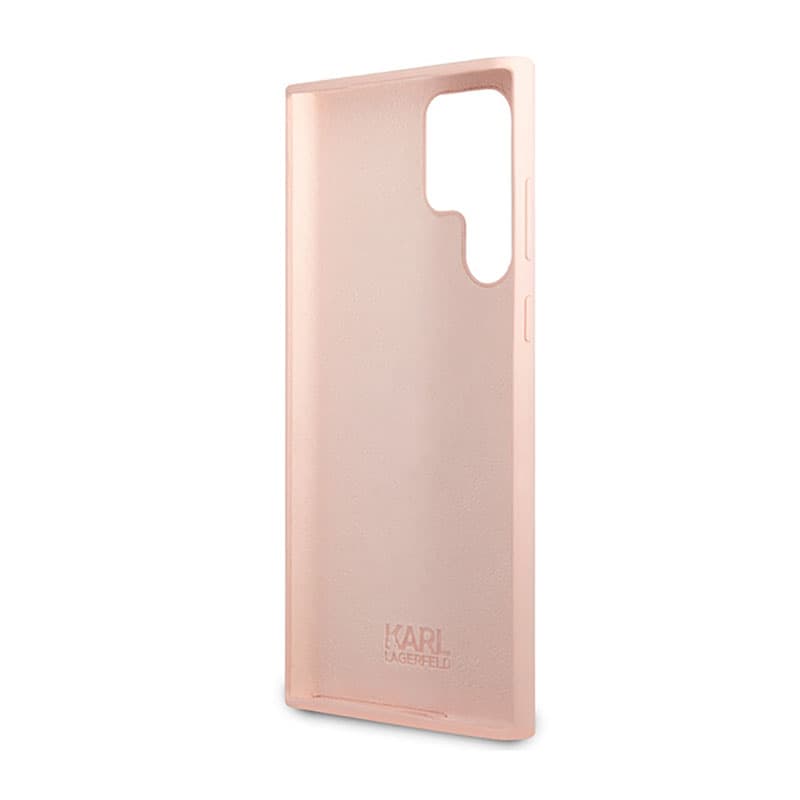 Karl Lagerfeld Silicone NFT Ikonik - Case for Samsung Galaxy S23 Ultra (Pink) 7