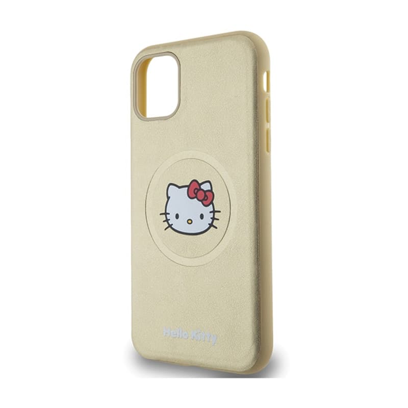 Hello Kitty Leather Kitty Head MagSafe - iPhone 11 Case (Gold) 6