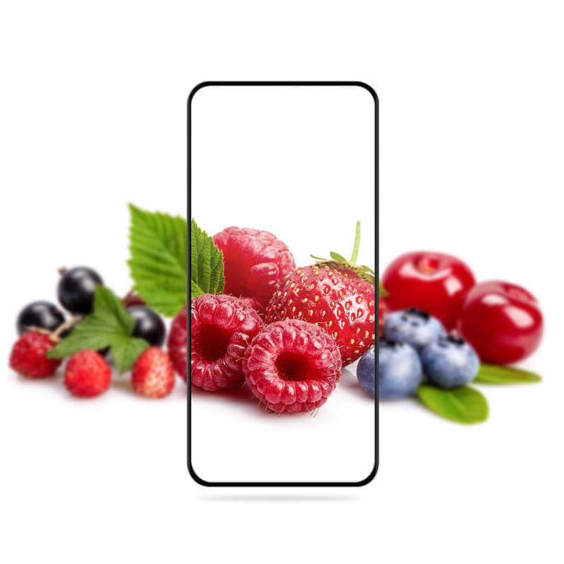 Crong 3D Armor Glass – 9H tempered glass for the entire Huawei P40 screen + installation frame 7