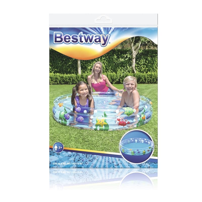 Bestway - Inflatable pool 152 x 30cm (Transparent) 4