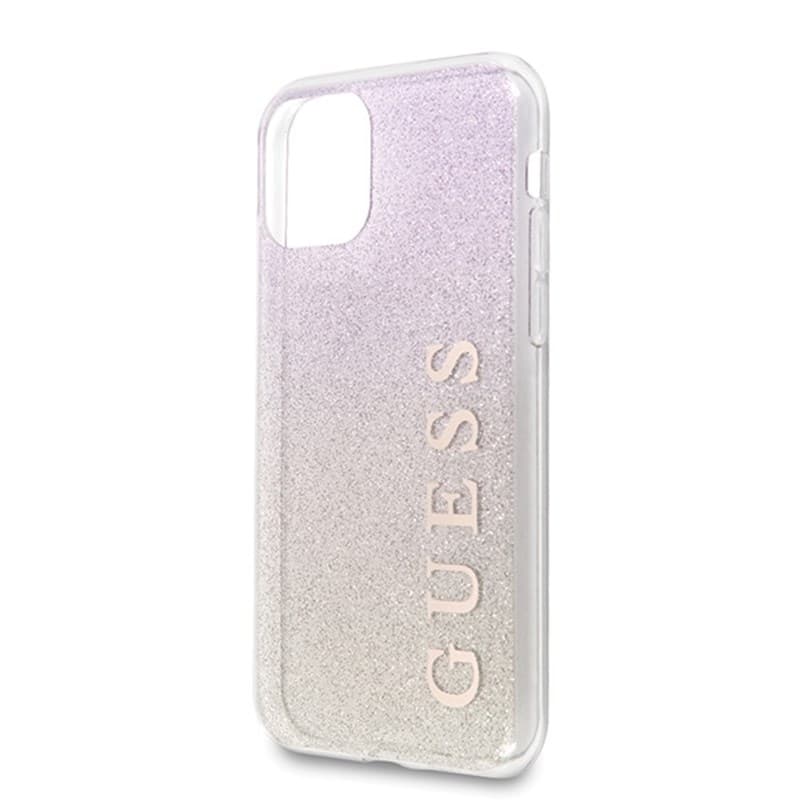 Guess Glitter Gradient - Case for  iPhone 11 Pro Max (Gold/Pink) 3