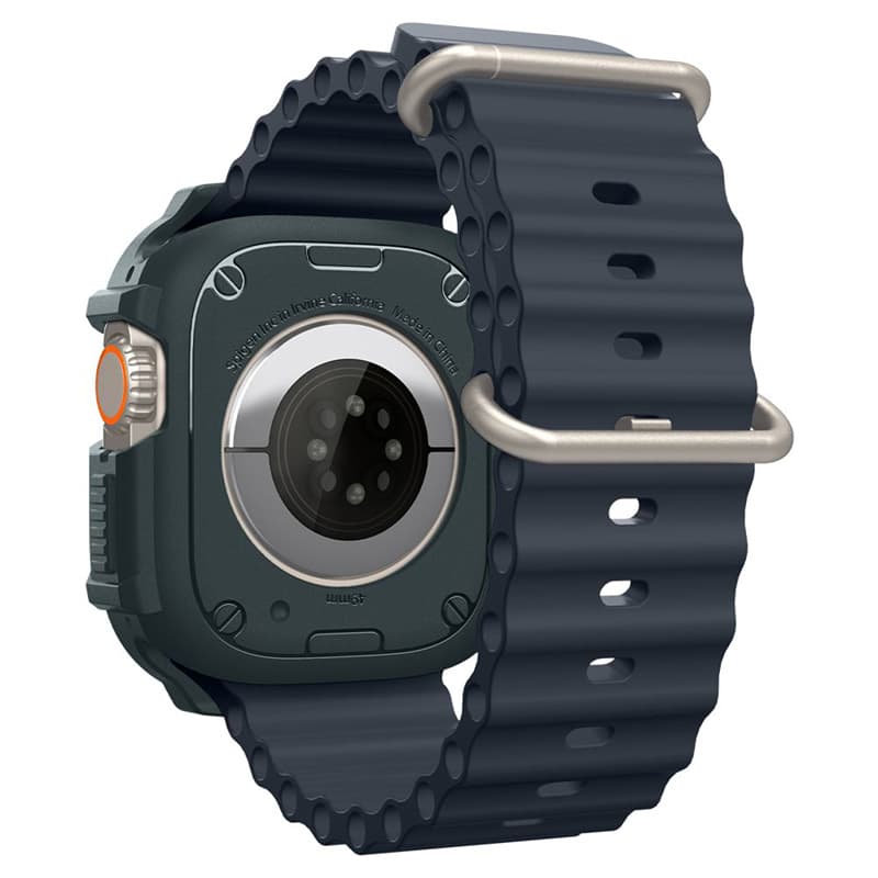 Spigen Rugged Armor - Case for Apple Watch Ultra 1/2 49 mm (Abyss Green) 4