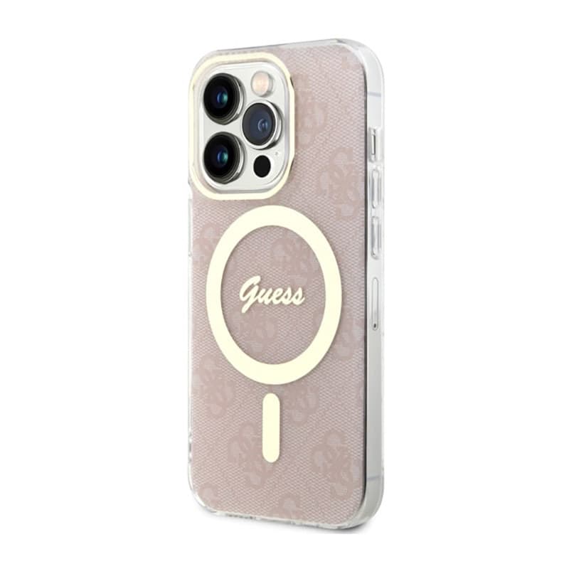 Guess 4G MagSafe - Case for iPhone 14 Pro (Pink) 2