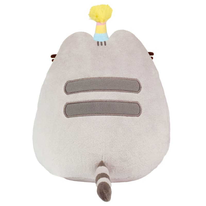 Pusheen - Plush stuffed animal with a birthday hat and a 24 cm cake 4