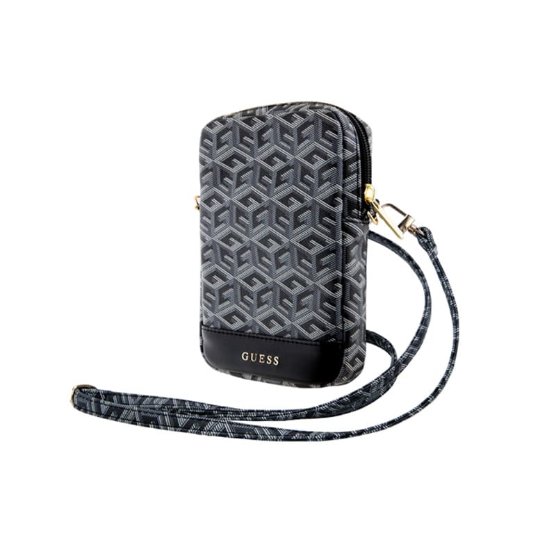 Guess Zip GCube Bottom Stripe - Phone bag (black) 1