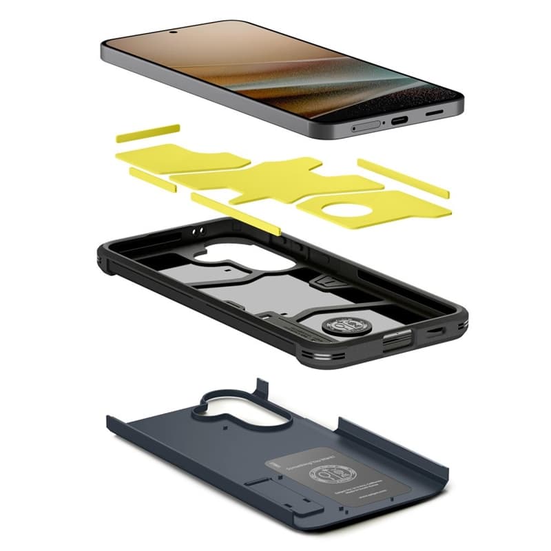 Spigen Tough Armor - Case for Samsung Galaxy A57 5G (Metal Slate) 6