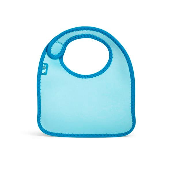 BUILT Mess Mate Set of 2 baby bib (Baby Blue Stripe) 3