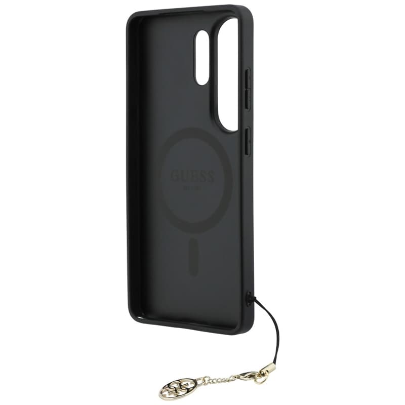 Guess 4G Classic Logo Charm MagSafe - Samsung Galaxy S26 Ultra Case (Black) 6