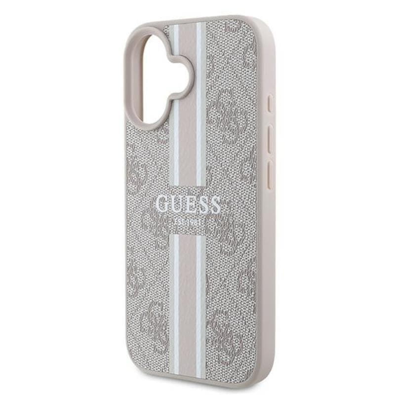 Guess 4G Printed Stripes MagSafe - Case iPhone 16 Plus (pink) 6