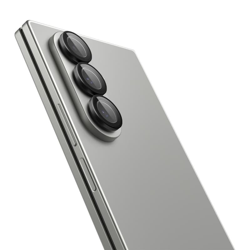 Spigen Optik Pro HD GLAS.TR EZ Fit Camera Protector 2-Pack - Lens Protector for Samsung Galaxy Z Fold 7 (2 pcs)(Black) 3
