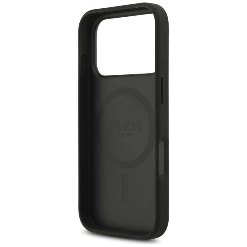 Guess 4G Circle Classic Logo MagSafe – Case iPhone 17 Pro (Black) 7