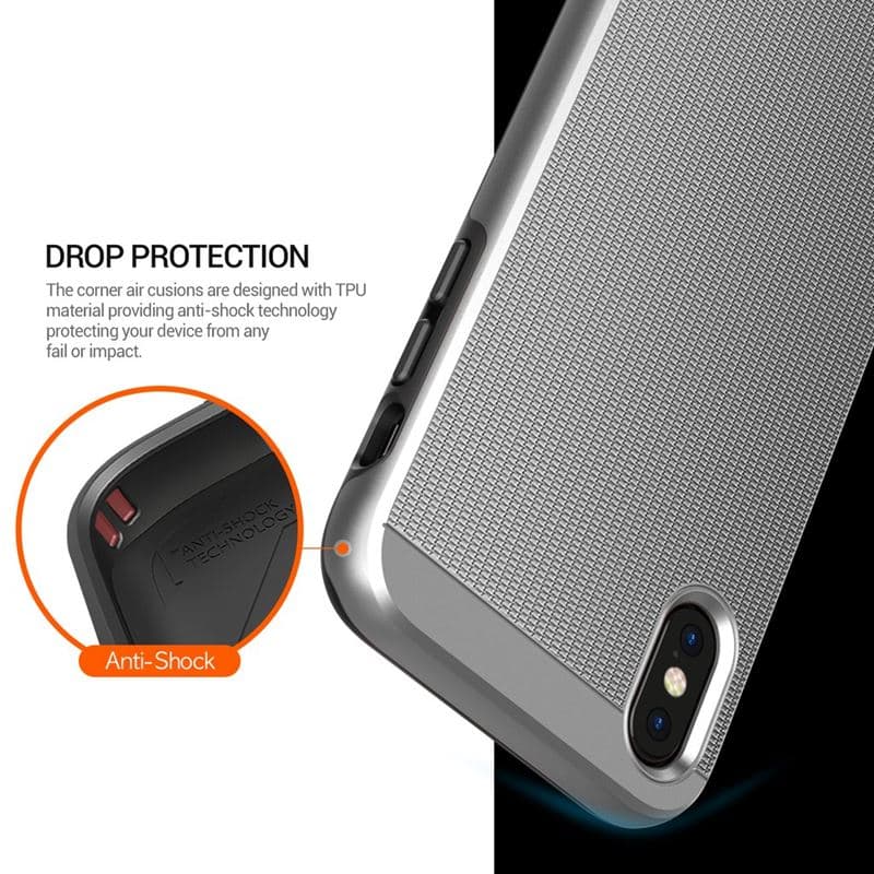 Obliq Slim Meta - Case for iPhone Xs / X (Satin Silver) 6