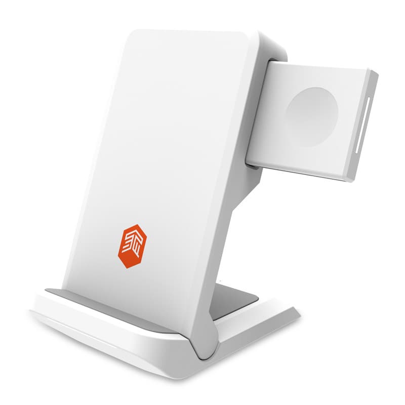 STM ChargeTree Go 3-in-1 Charging Station for Phone, AirPods, Apple Watch - White 2